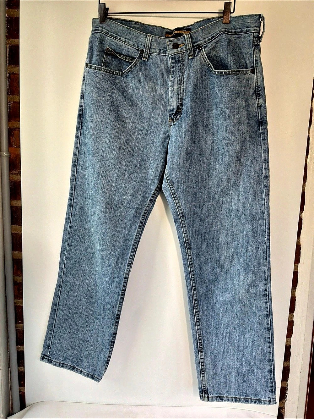 Lee Regular Fit Men's Straight Leg Jeans Waist 36 x 32 Blue